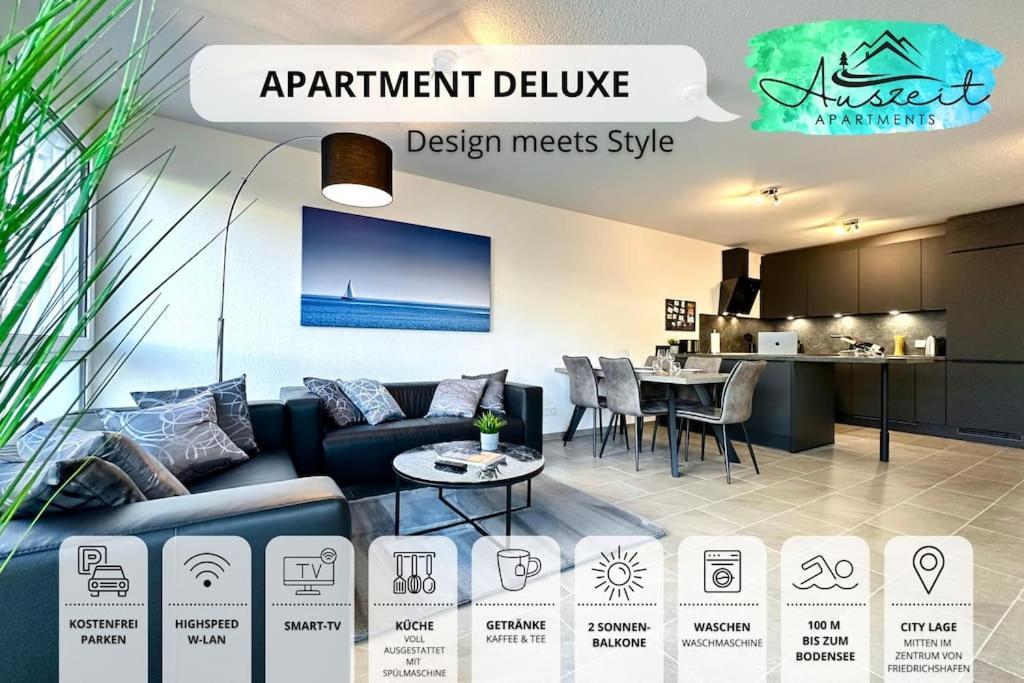 Auszeit Apartment Deluxe Friedrichshafen Exterior foto